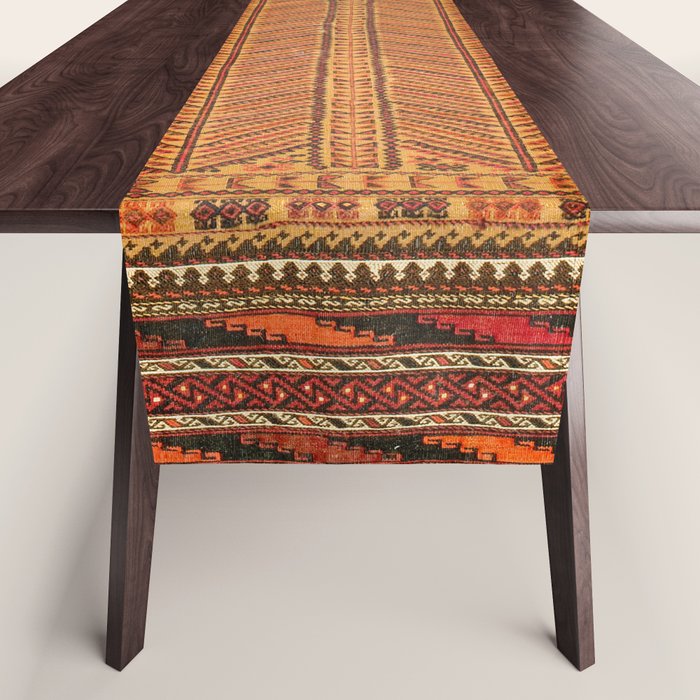 Belouch Antique Khorassan Persian Wedding Tablecloth Print Table Runner Gallery Image 1