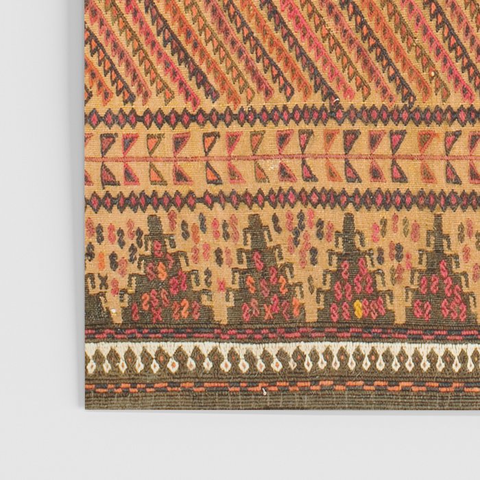 Belouch Antique Khorassan Persian Wedding Tablecloth Print Poster Gallery Image 3