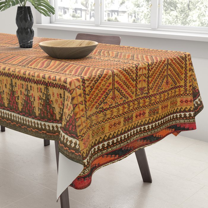 Belouch Antique Khorassan Persian Wedding Tablecloth Print Tablecloth Gallery Image 3