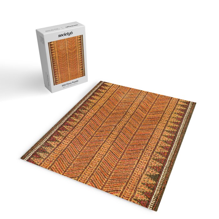 Belouch Antique Khorassan Persian Wedding Tablecloth Print Jigsaw Puzzle Gallery Image 2