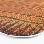 Belouch Antique Khorassan Persian Wedding Tablecloth Print Bath Mat Gallery Image 3