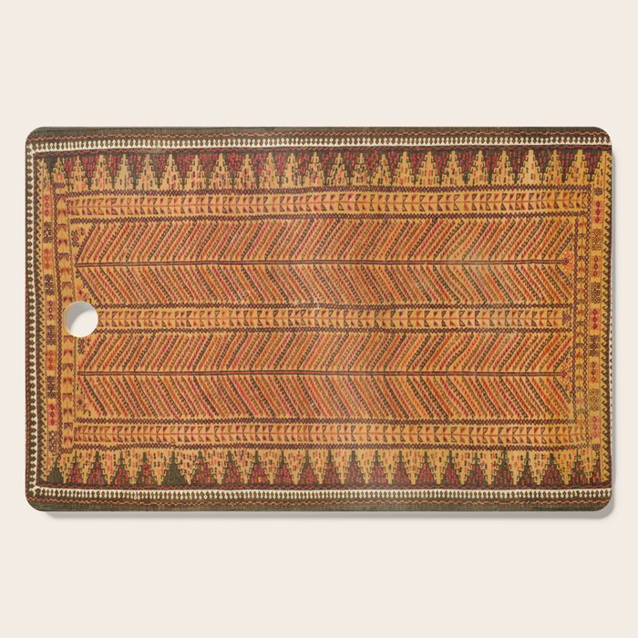 Belouch Antique Khorassan Persian Wedding Tablecloth Print Cutting Board Gallery Image 1