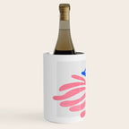 Blue & Pink Leaves: Matisse Series 01 Wine Chiller Gallery Image 2