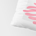 Blue & Pink Leaves: Matisse Series 01 Pillow Sham Gallery Image 4