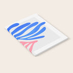 Blue & Pink Leaves: Matisse Series 01 Notebook Gallery Image 2