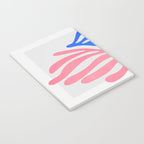 Blue & Pink Leaves: Matisse Series 01 Notebook Gallery Image 3