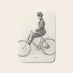 "Coasting" from "Bicycling for Ladies" by Maria E. Ward, 1896 Bath Mat Gallery Image 1