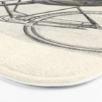 "Coasting" from "Bicycling for Ladies" by Maria E. Ward, 1896 Bath Mat Gallery Image 3