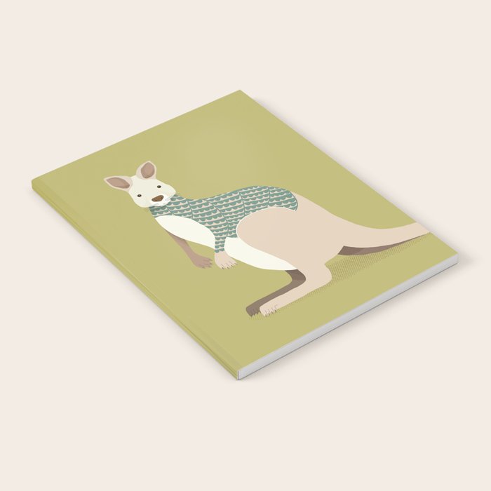 Whimsical Kangaroo Notebook Gallery Image 2