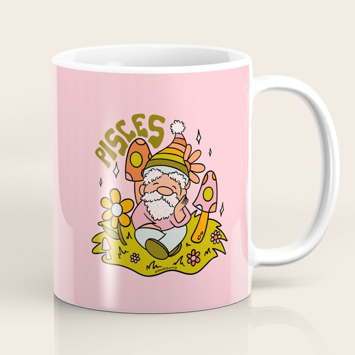 Pisces Gnome Coffee Mug Gallery Image 1