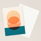 Abstraction_NEW_SUNSET_OCEAN_WAVE_POP_ART_Minimalism_0022D Stationery Card Gallery Image 2