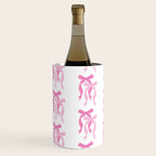 striped bows in pink Wine Chiller Gallery Image 3