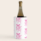 striped bows in pink Wine Chiller Gallery Image 2