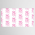 striped bows in pink Tablecloth Gallery Image 2