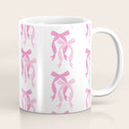 striped bows in pink Coffee Mug Gallery Image 1