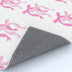 striped bows in pink Rug Gallery Image 4