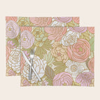Boho Blooms | Light Pastel Placemat Gallery Image 1