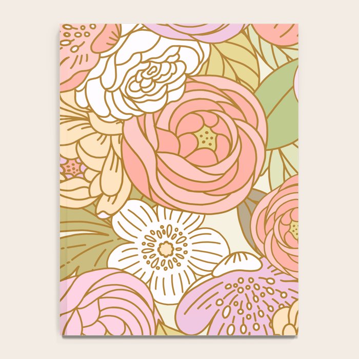 Boho Blooms | Light Pastel Notebook Gallery Image 4