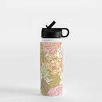 Boho Blooms | Light Pastel Water Bottle Gallery Image 1