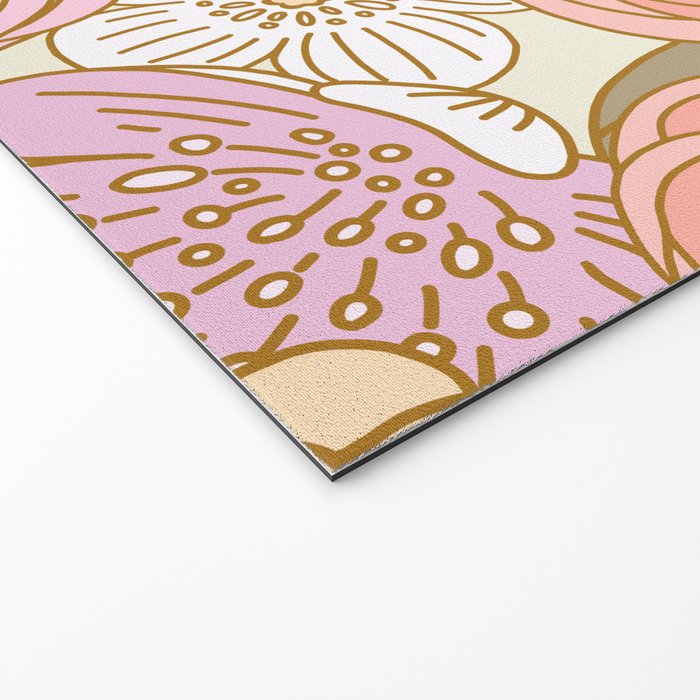 Boho Blooms | Light Pastel Welcome Mat Gallery Image 2