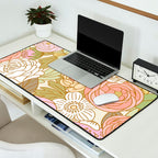 Boho Blooms | Light Pastel Desk Mat Gallery Image 2