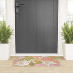 Boho Blooms | Light Pastel Welcome Mat Gallery Image 3