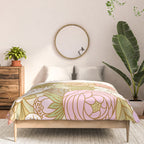 Boho Blooms | Light Pastel Comforter Gallery Image 3