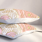 Boho Blooms | Light Pastel Pillow Sham Gallery Image 3