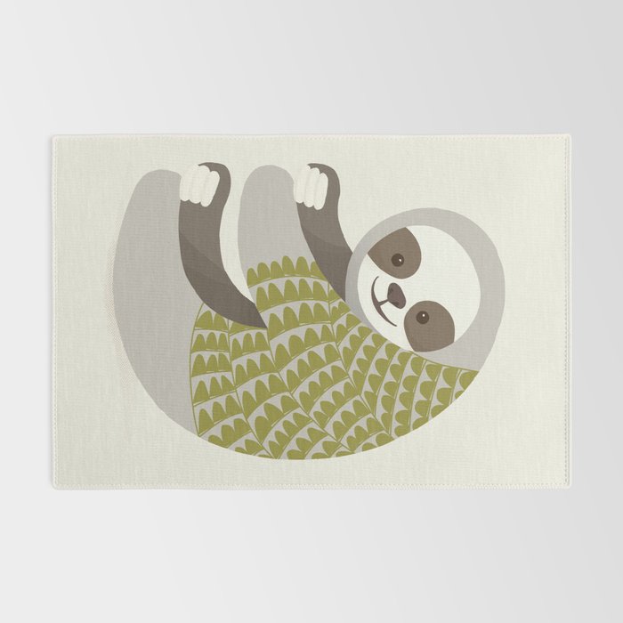 Whimsical Sloth Rug Gallery Image 2