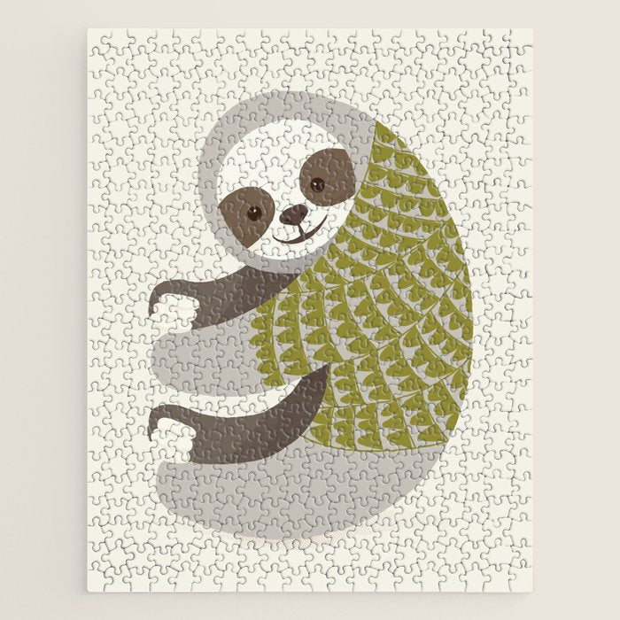 Whimsical Sloth Jigsaw Puzzle Gallery Image 1