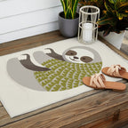 Whimsical Sloth Outdoor Rug Gallery Image 2