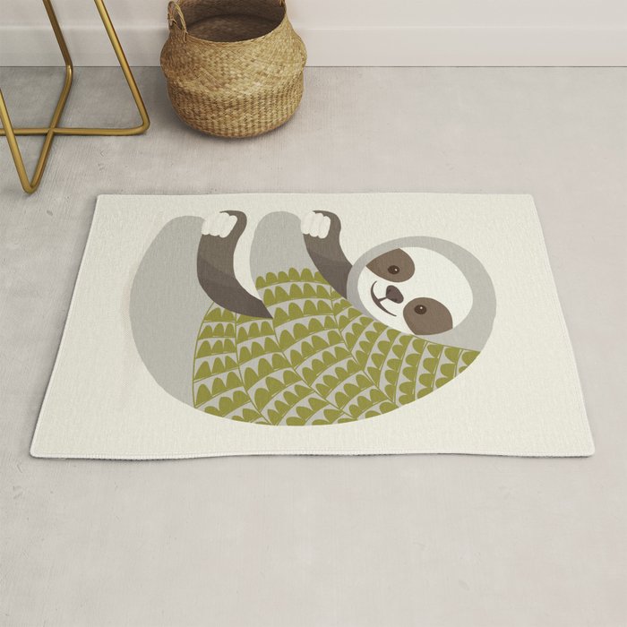 Whimsical Sloth Rug Gallery Image 1