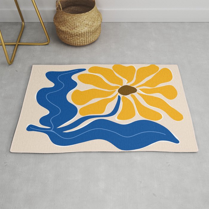 Bold sunflower 3 Rug Gallery Image 1