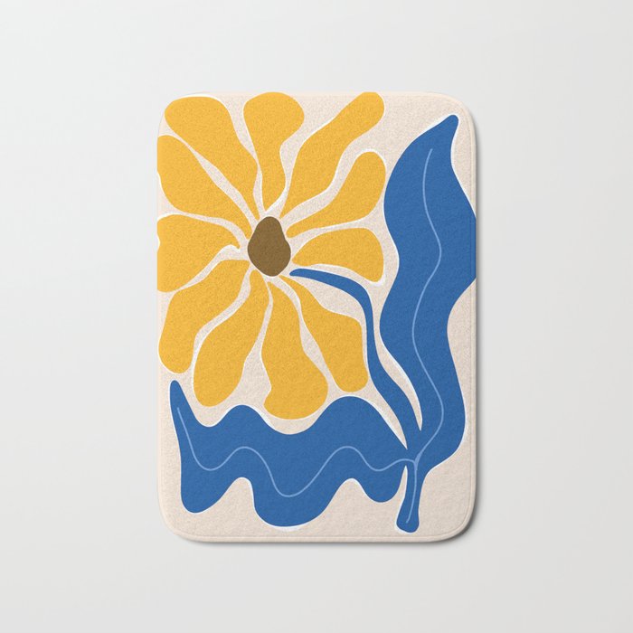 Bold sunflower 3 Bath Mat Gallery Image 1