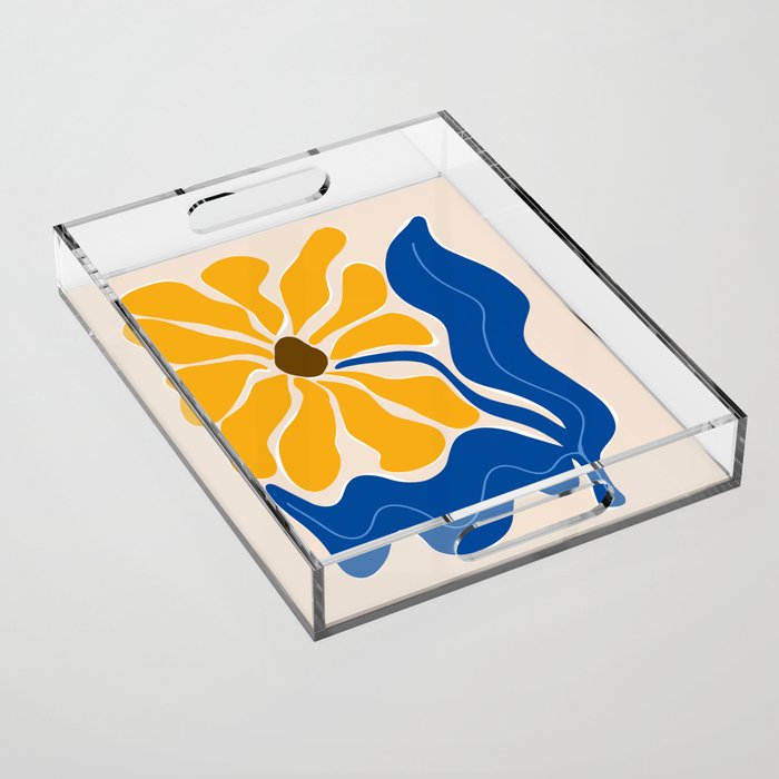 Bold sunflower 3 Acrylic Tray Gallery Image 1