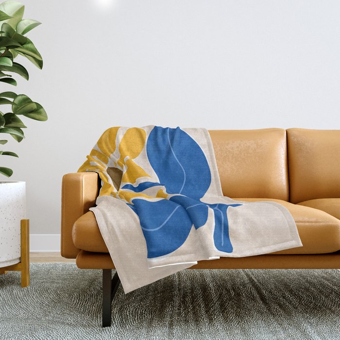 Bold sunflower 3 Throw Blanket Gallery Image 1