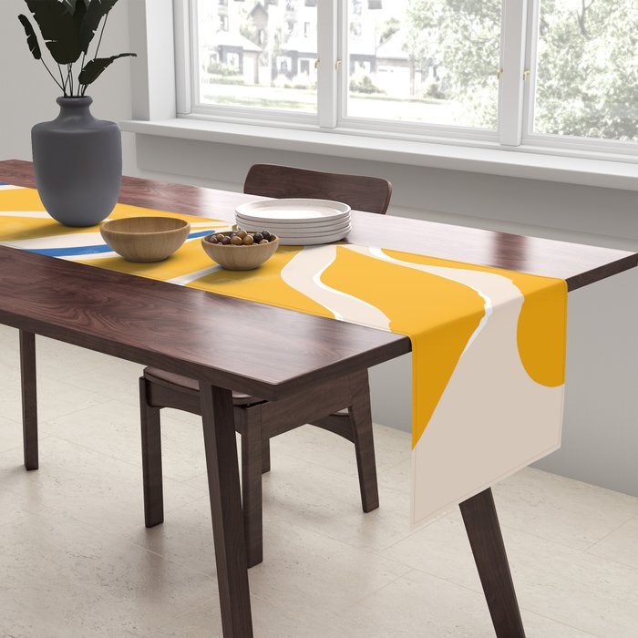 Bold sunflower 3 Table Runner Gallery Image 2