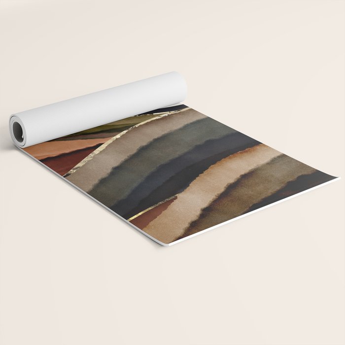 Fall Abstract Yoga Mat Gallery Image 2