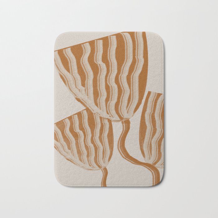 Modern Flowers Bath Mat Gallery Image 1