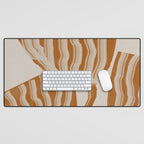 Modern Flowers Desk Mat Gallery Image 1