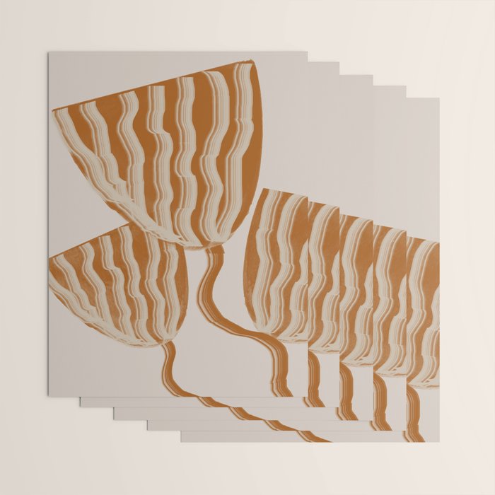 Modern Flowers Wrapping Paper Gallery Image 3
