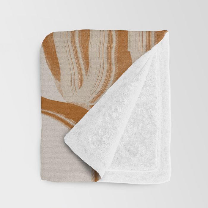 Modern Flowers Throw Blanket Gallery Image 3