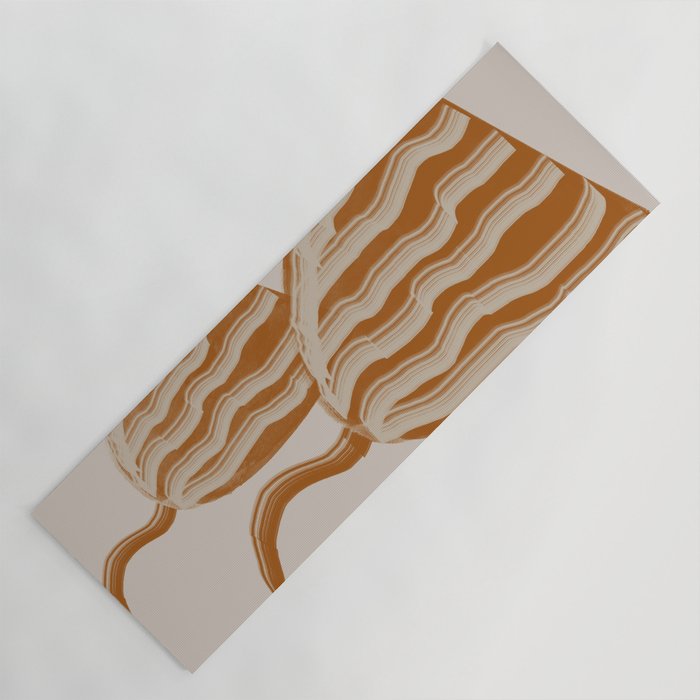 Modern Flowers Yoga Mat Gallery Image 1