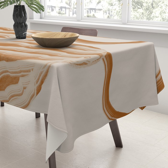Modern Flowers Tablecloth Gallery Image 3