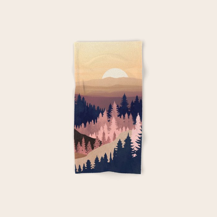 Summer Dusk Bath Towel Gallery Image 1