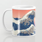 The Great Wave of Sloth Coffee Mug Gallery Image 3