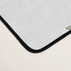 Maldives Abstract Botanical Pattern in Sage Green and White Desk Mat Gallery Image 4