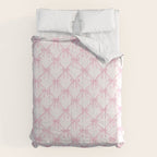 Pastel Pink Bows Coquette Aesthetic Vintage Romantic Feminine Preppy Bedroom Comforter Gallery Image 6
