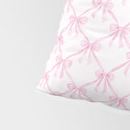 Pastel Pink Bows Coquette Aesthetic Vintage Romantic Feminine Preppy Bedroom Pillow Sham Gallery Image 4