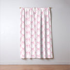 Pastel Pink Bows Coquette Aesthetic Vintage Romantic Feminine Preppy Bedroom Window Curtain Gallery Image 3